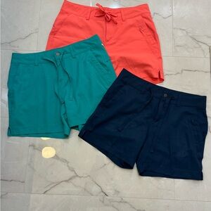 Magellan Outdoors Women's Shorts - Coral, Teal, and Navy